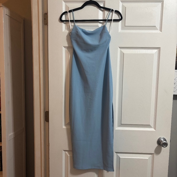 Hello Molly blue midi dress - Picture 1 of 3